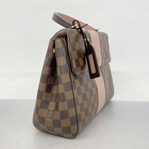 Louis Vuitton Bond Magnolia Brown Handbag Street Ebene Damier Pink